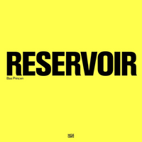 Das Buchcover von Reservoir von Bas Princen. Große, fette, schwarze Schrift auf leuchtend gelbem Grund. Unten das Logo von Hatje Cantz.