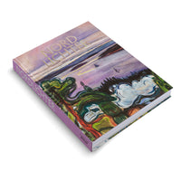 Ein schräg auf weißem Hintergrund liegendes Hardcover-Buch. Das Cover zeigt ein expressionistisches Landschaftsgemälde und den goldgeprägten Titel Nordlichter. Auf dem lilafarbenen Buchrücken stehen der Titel und Fondation Beyeler.