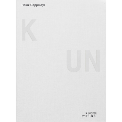 Cover Heinz Gappmayr