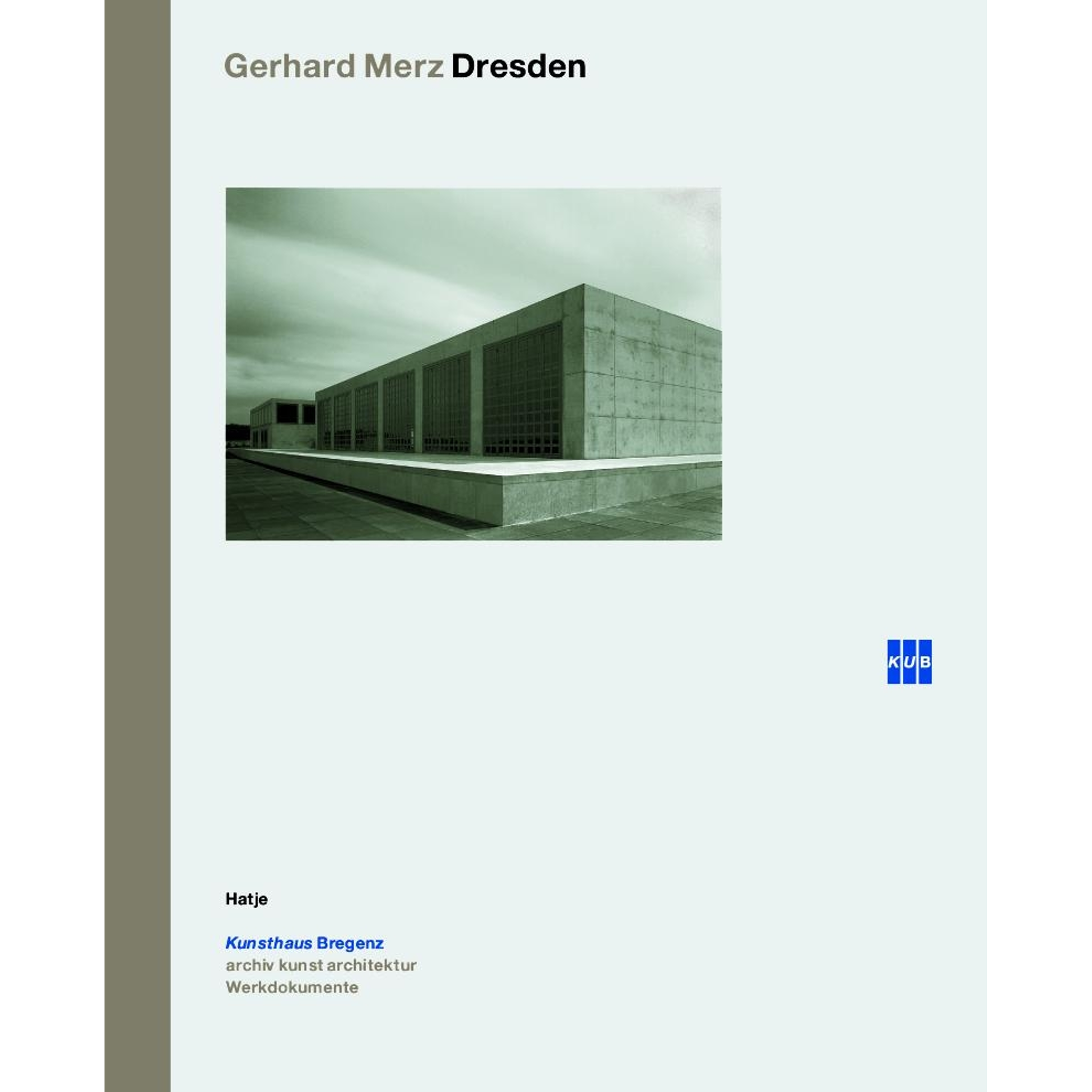 Gerhard Merz | Hatje Cantz Verlag