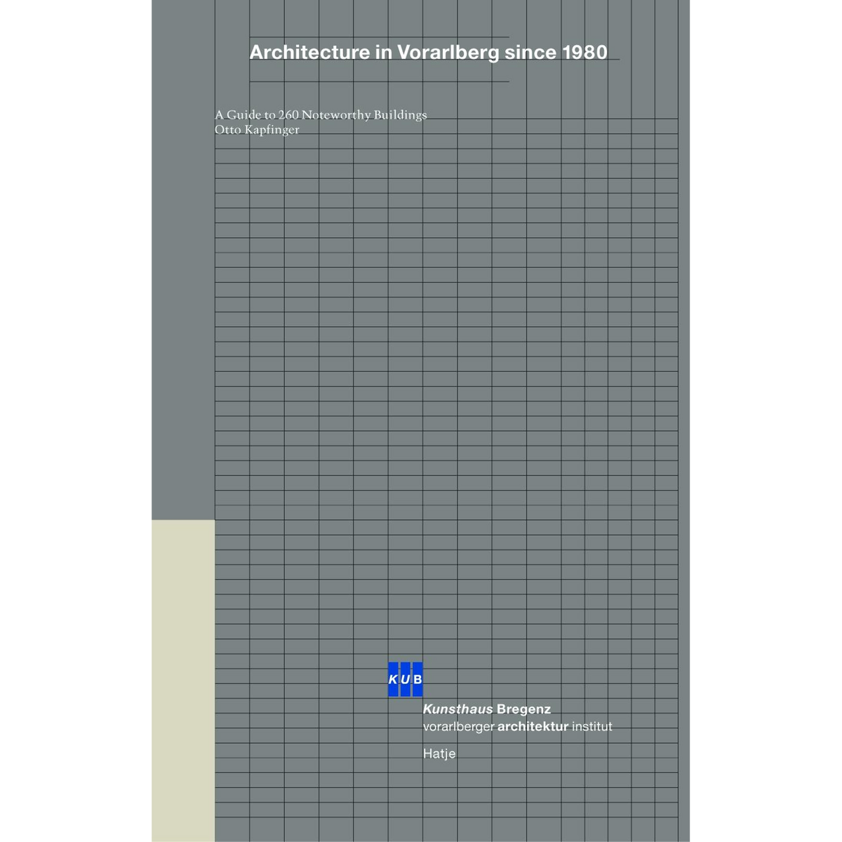 Coverbild Architecture in Vorarlberg since 1980