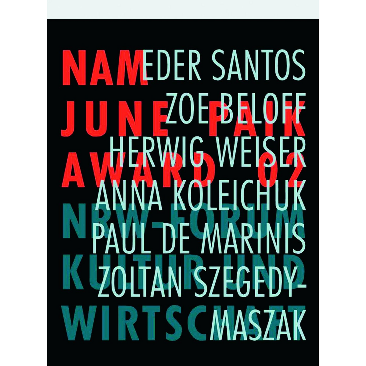 Coverbild Nam June Paik Award 2002