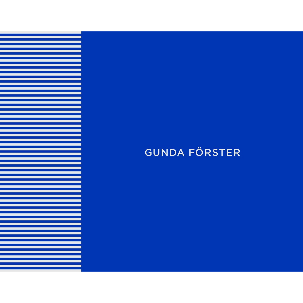 Coverbild Gunda Förster