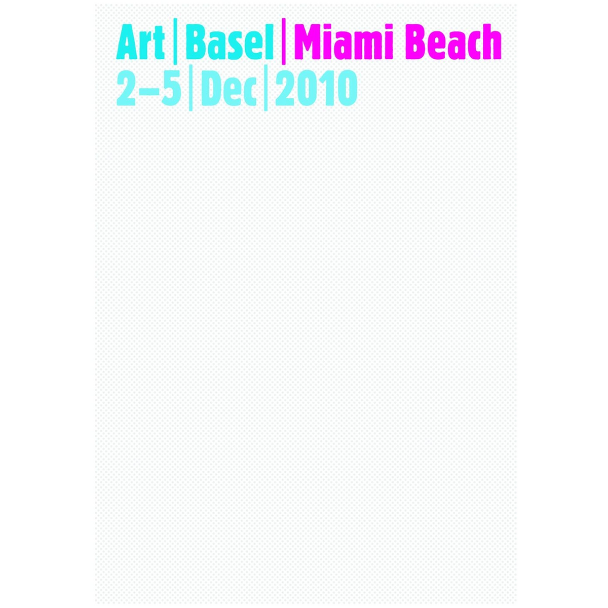 Coverbild Art Basel Miami Beach