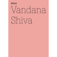Lachsfarbenes Cover mit dem Titel Nº012 und dem Namen Vandana Shiva in schwarzer Serifenschrift.