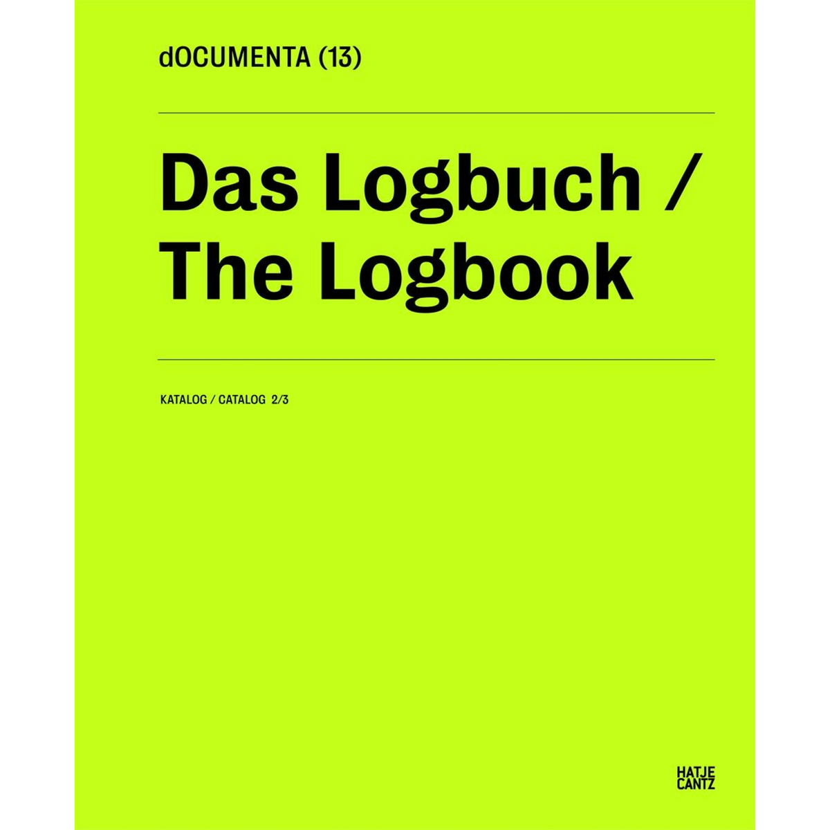 Coverbild dOCUMENTA (13)Catalog 2/3