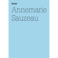 Ein hellblaues Cover mit dem schwarzen Text Nº025, Annemarie Sauzeau.
