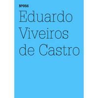 Ein hellblaues Cover mit schwarzem Text in einer dünnen Schriftart. Zu lesen ist Nº056 und der Name Eduardo Viveiros de Castro.