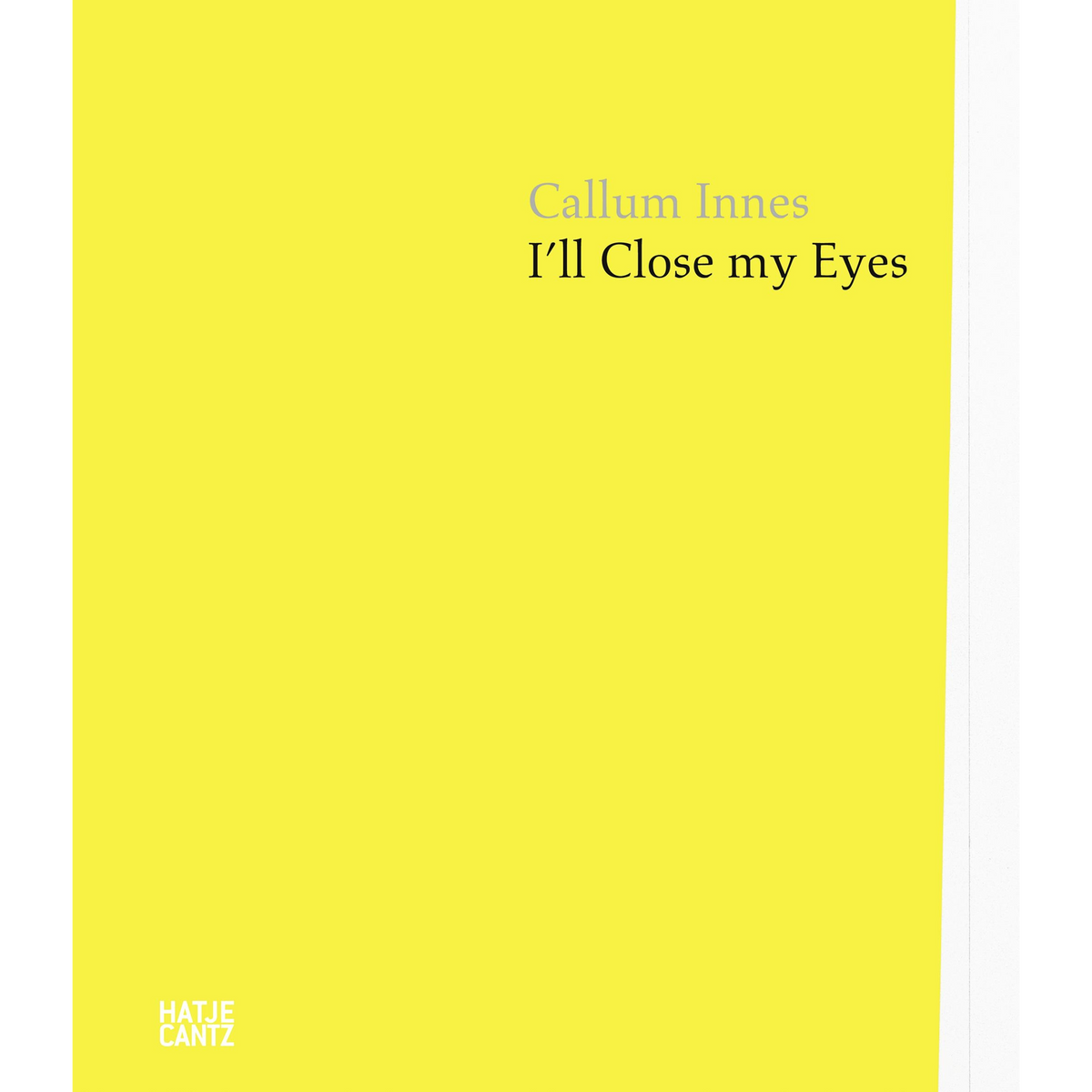 Coverbild Callum Innes
