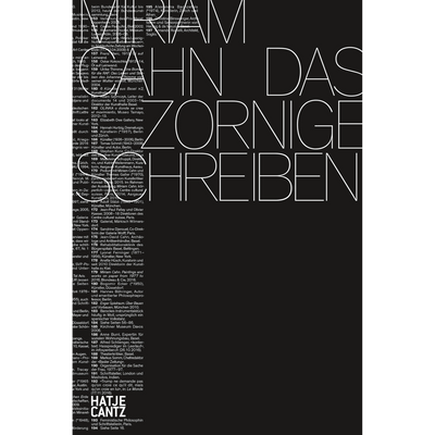Cover Miriam Cahn