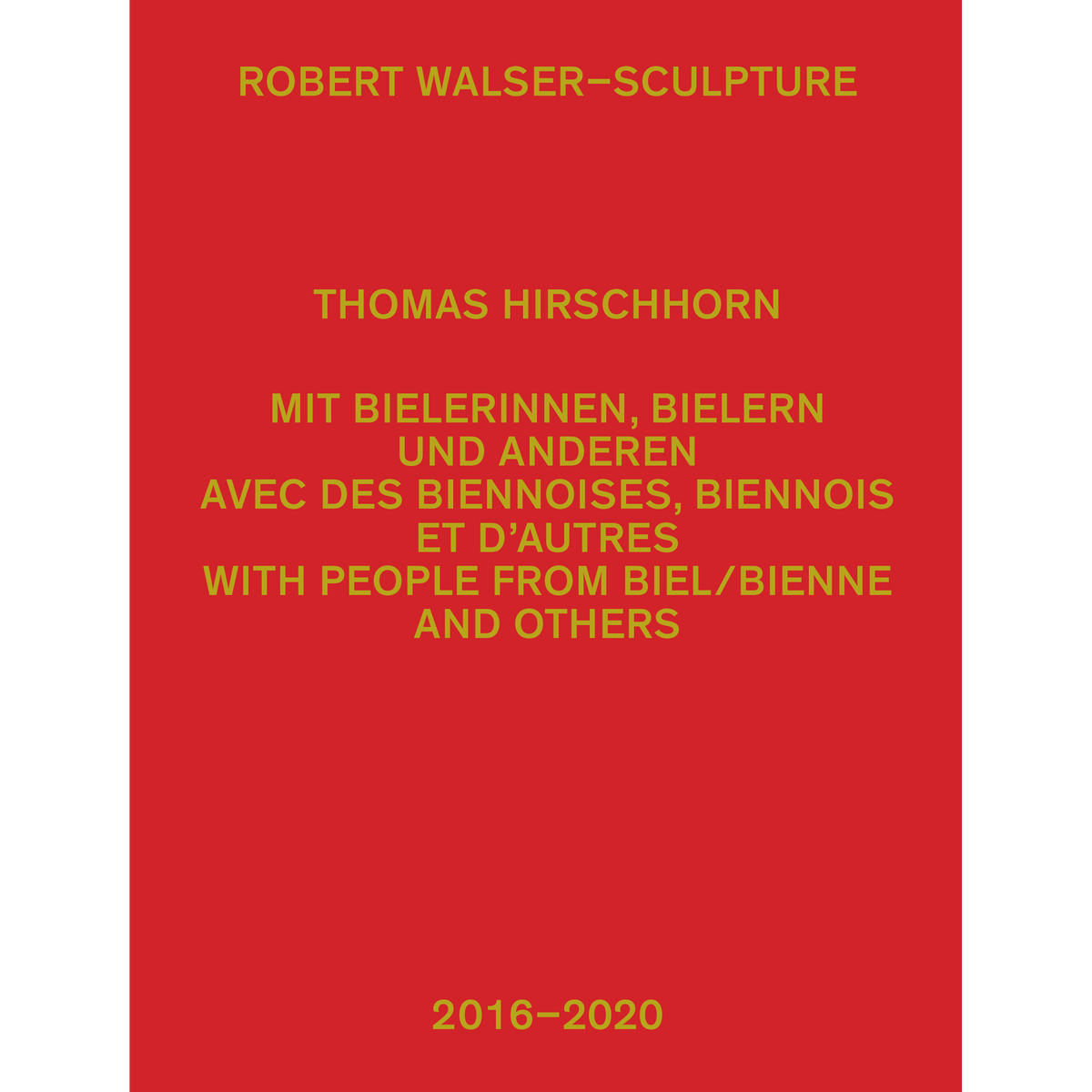 Coverbild Thomas Hirschhorn