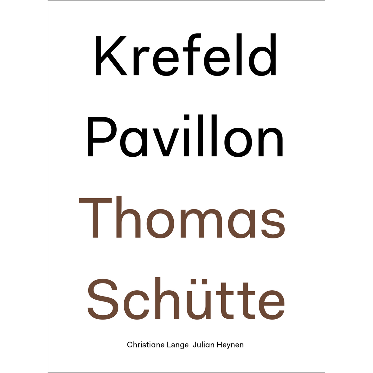 Coverbild Thomas Schütte