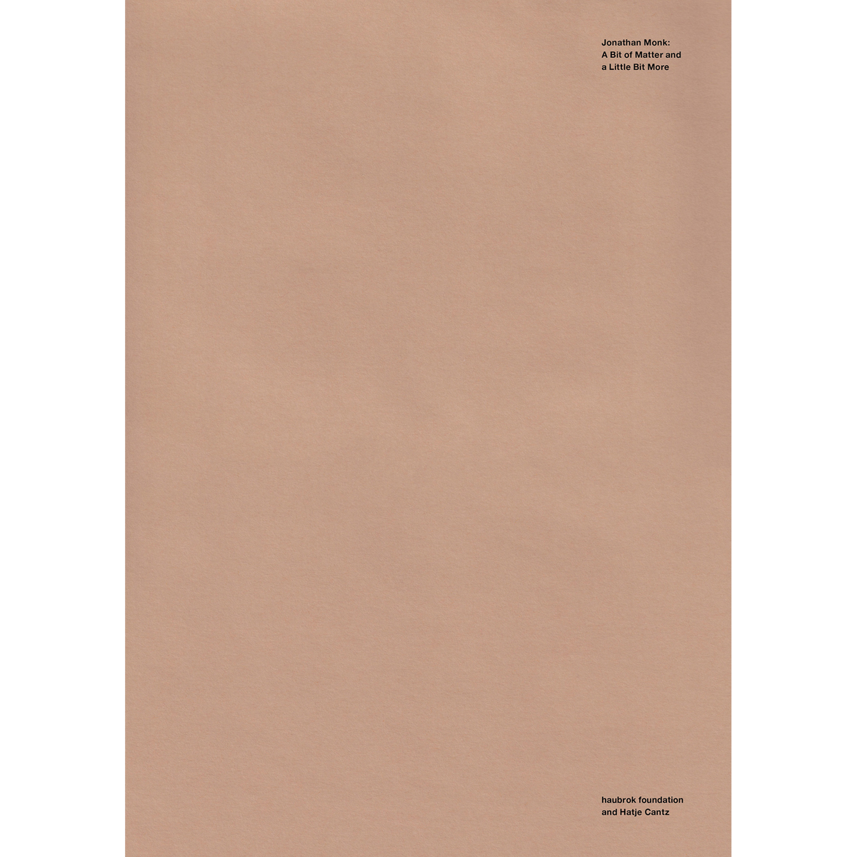 Coverbild Jonathan Monk
