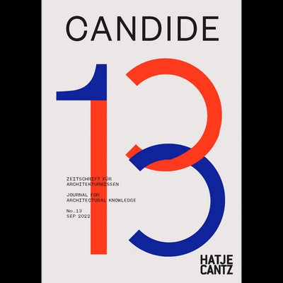 Cover Candide. Journal for Architectural Knowledge