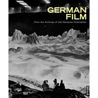 Das Schwarz-Weiß-Cover des Buches German Film zeigt eine Filmcrew, die eine fantastische, mondähnliche Landschaft in einem Studio dreht.