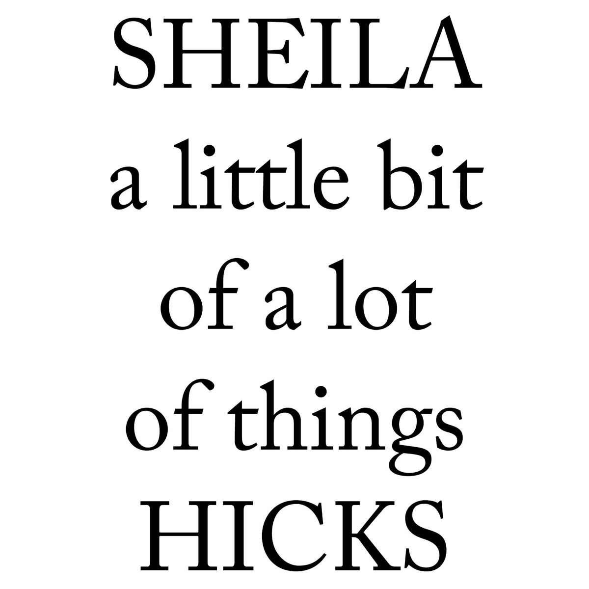 Coverbild Sheila Hicks. a little bit of a lot of things