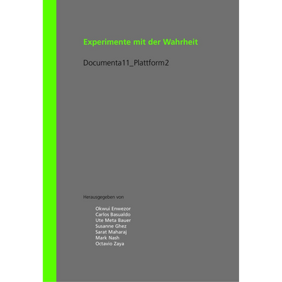 Cover Experimente mit der Wahrheit